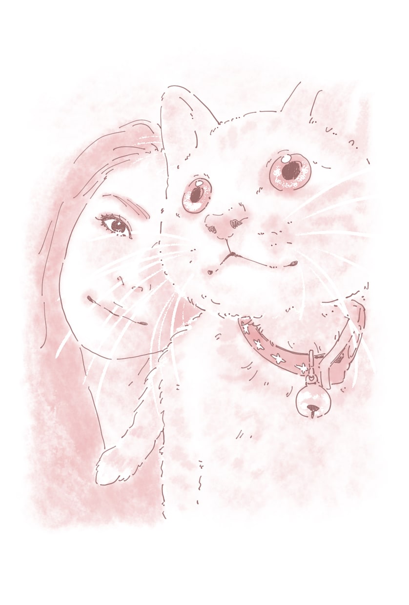 オシャレで温かい線画イラスト・似顔絵お描きします SNSのアイコンや、文字を入れてプレゼントにも♡データお渡し イメージ9