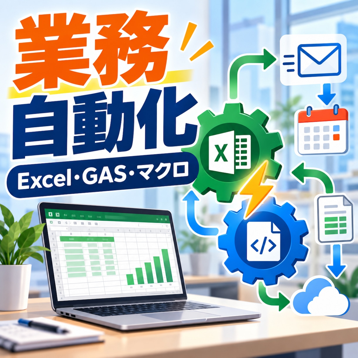 Excel・GASで定型業務を自動化します 転記・集計・帳票作成など繰り返し作業に対応 イメージ1