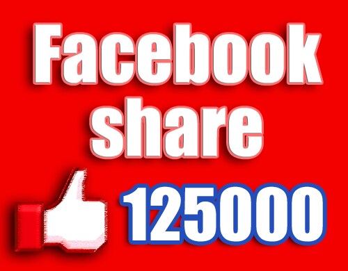 ※125000人のFacebookページであなたのFacebook内の記事をシェア拡散します※ イメージ1