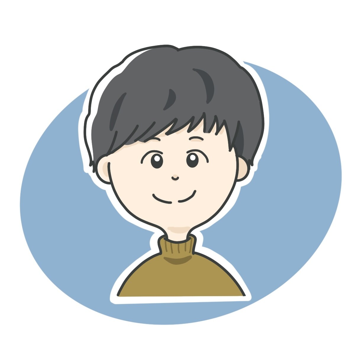 SNS用かわいいタッチの似顔絵アイコン描きます シンプル可愛い似顔絵描きます。即日対応可！SNSにどうぞ♪ イメージ6