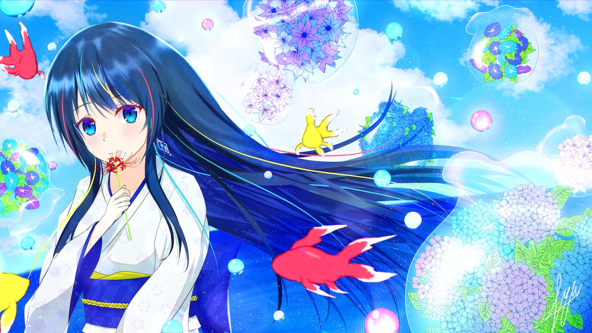 キービジュアル,サムネ,挿絵,立ち絵お描きします ★あなたための唯一無二の一枚イラストを イメージ2