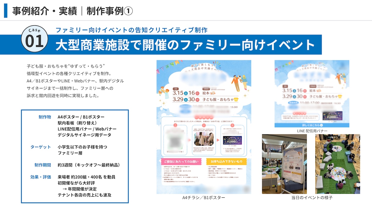 高品質なデザインを1点から複数制作します 制作点数200件以上！ポスター・チラシ・SNS・ロゴなど イメージ7
