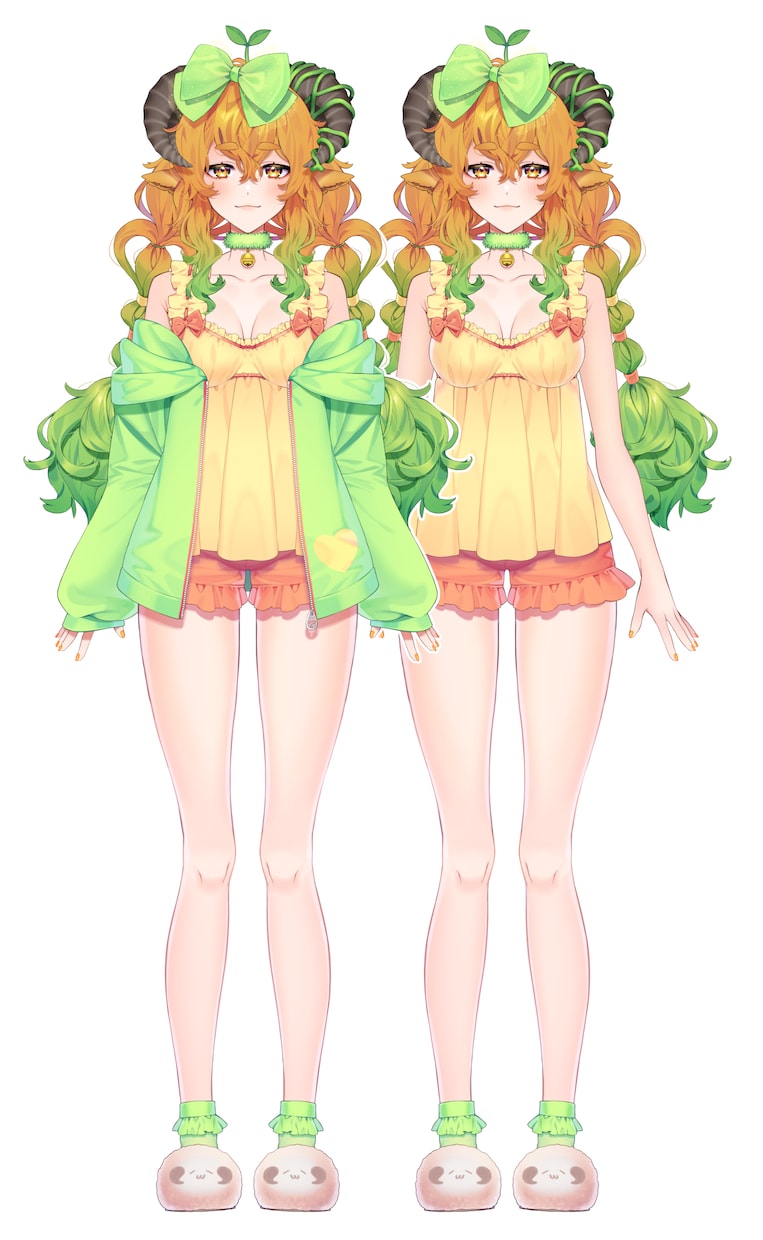大人気！★【Live2D用立ち絵】描きます VTuberさん向け！TRPGやゲームの立ち絵にも♪ イメージ4