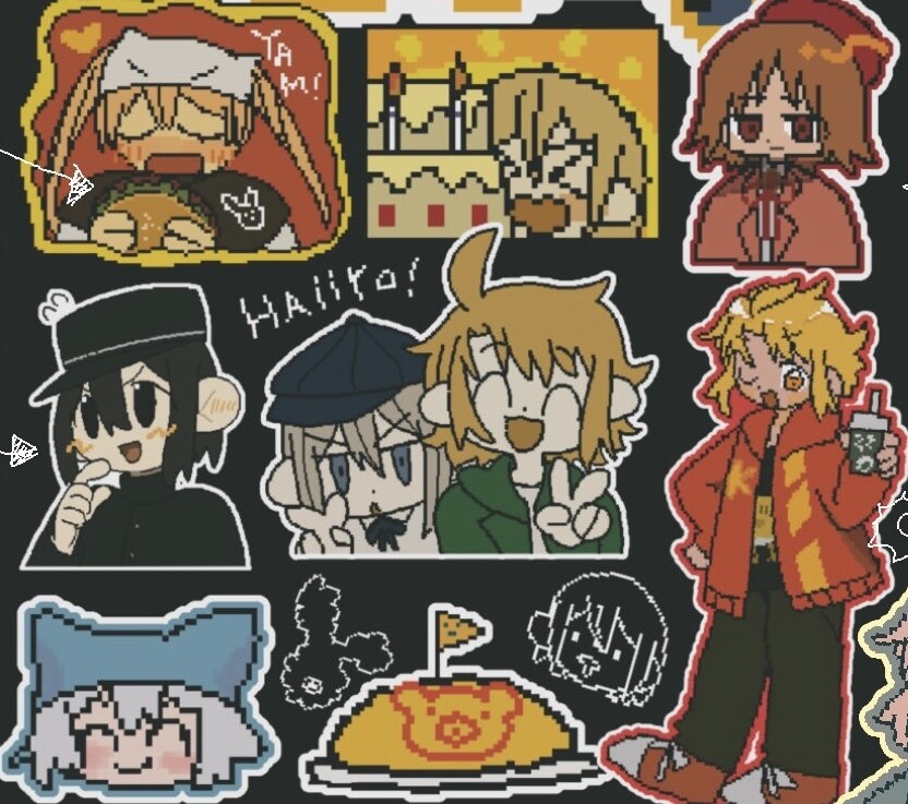 アイコン描きます ドット線でかわいいイラストアイコンをご提供致します！ イメージ1