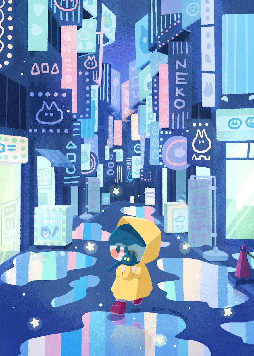 絵本のような個性的な一枚絵を描きます 様々な用途に！ゆるデフォルメでシンプル〜背景込など対応！ イメージ1