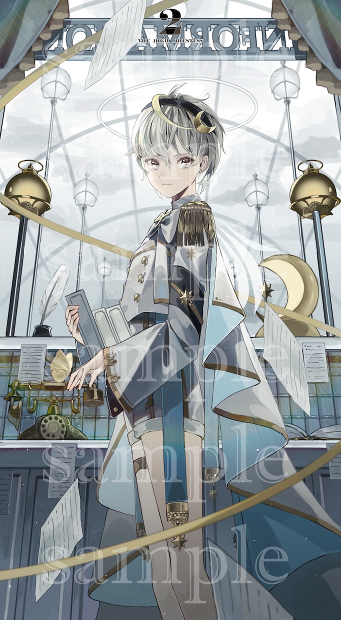 キラキラと高級感のあるイラストを作成します サムネイルやアイコン、trpg立ち絵等にご利用いただけます！ イメージ6