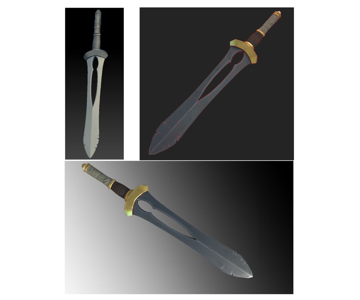 3Dの武器やアイテムなど作成致します ゲームや配信などで使用できる3D武器やアイテムを作成します イメージ3