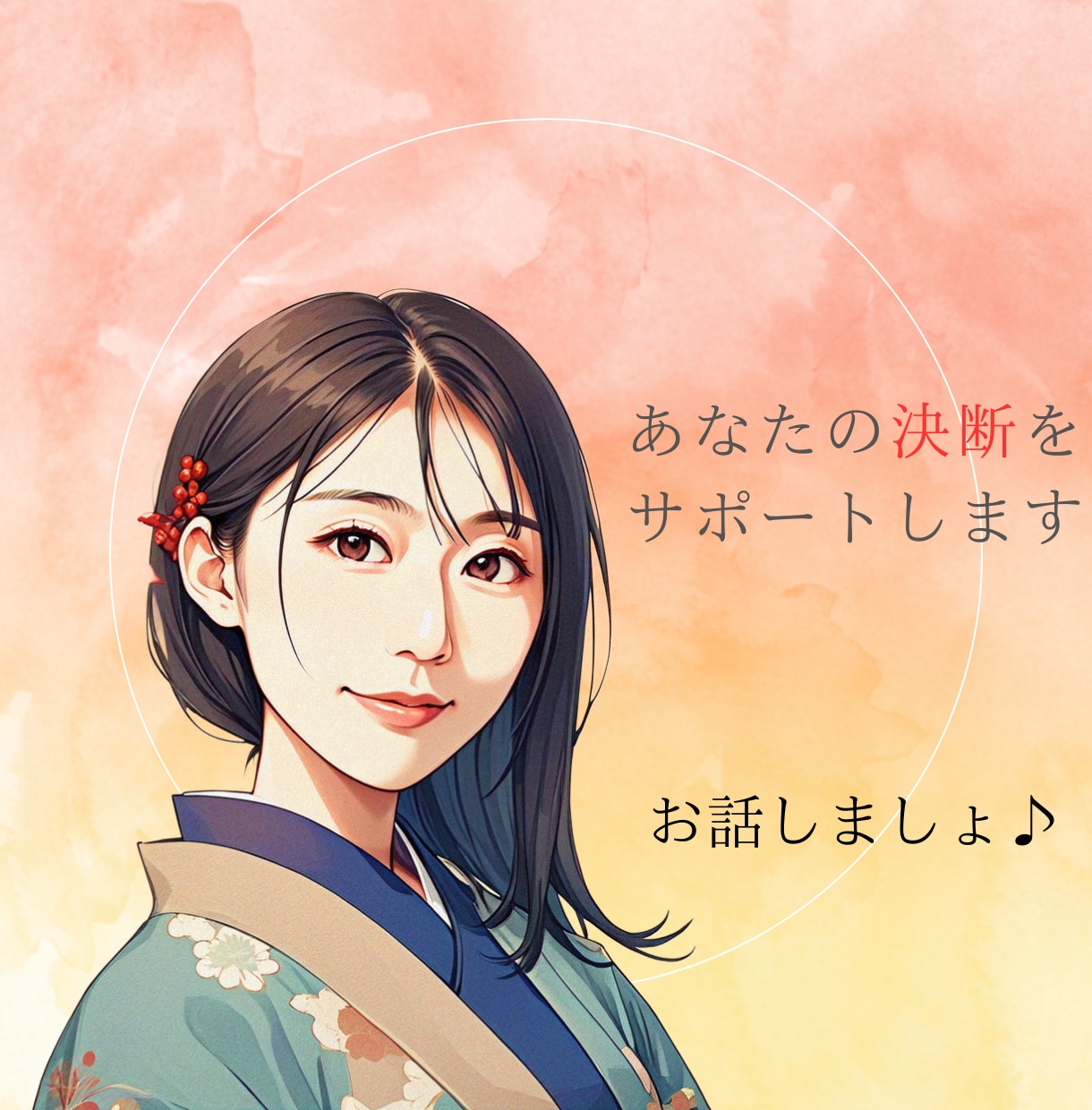 あなたの決断を直接電話でサポートします どっちにしようかな？ちょっとした悩みや相談もお話しましょう♪ イメージ1