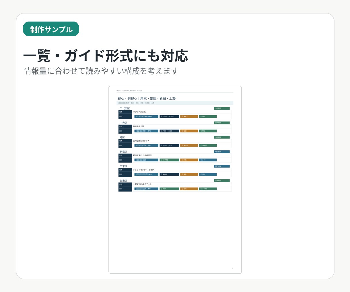ネット調査・比較を見やすくまとめますます 面倒な情報収集から比較・PDF作成まで対応 イメージ5