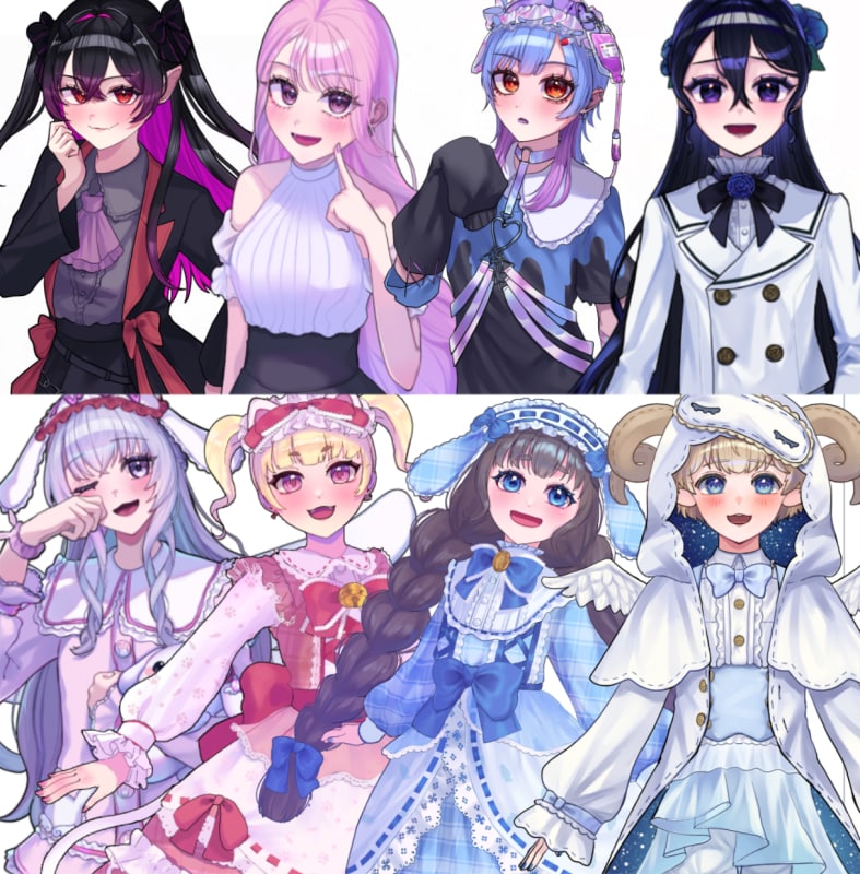 追加料金無し！商用二次利用OK安価で立ち絵作ります あなただけのかわいい立ち絵制作します！ イメージ1