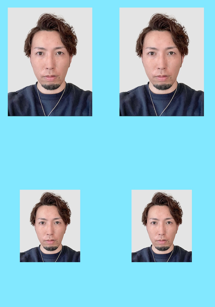 スマホ写真から証明写真作成します 履歴書/マイナンバー/免許証など イメージ2
