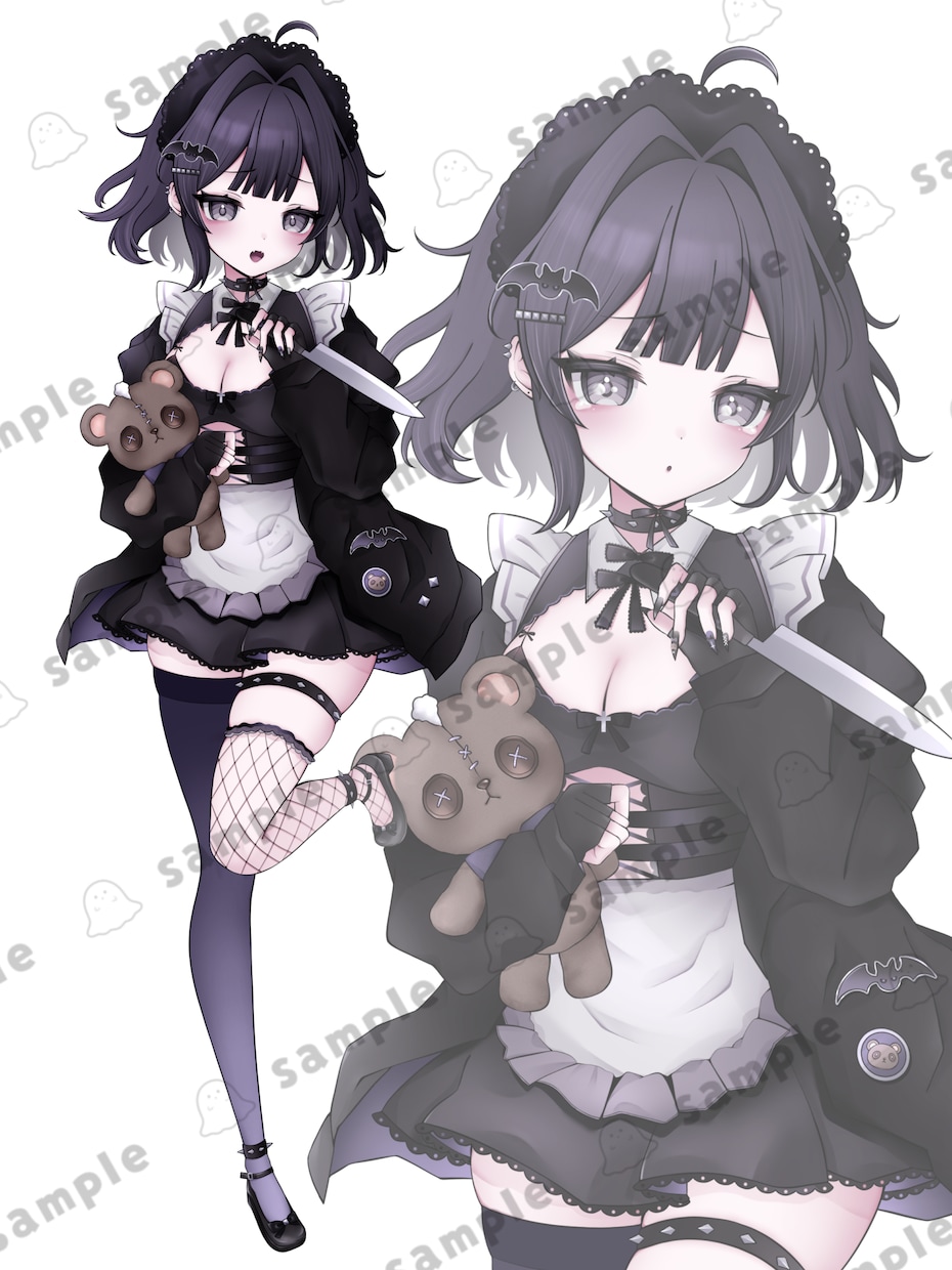 Vtuberの立ち絵・パーツ分けイラストを描きます 最短納期2週間！著作権譲渡あり イメージ3