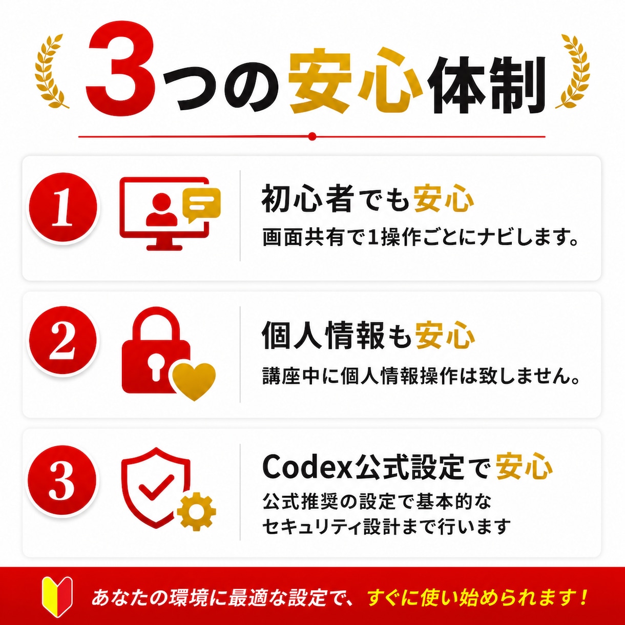 Code導入を60分で丁寧にサポートします 初心者OK/公式推奨設計/1週間アフターフォロー付 イメージ2