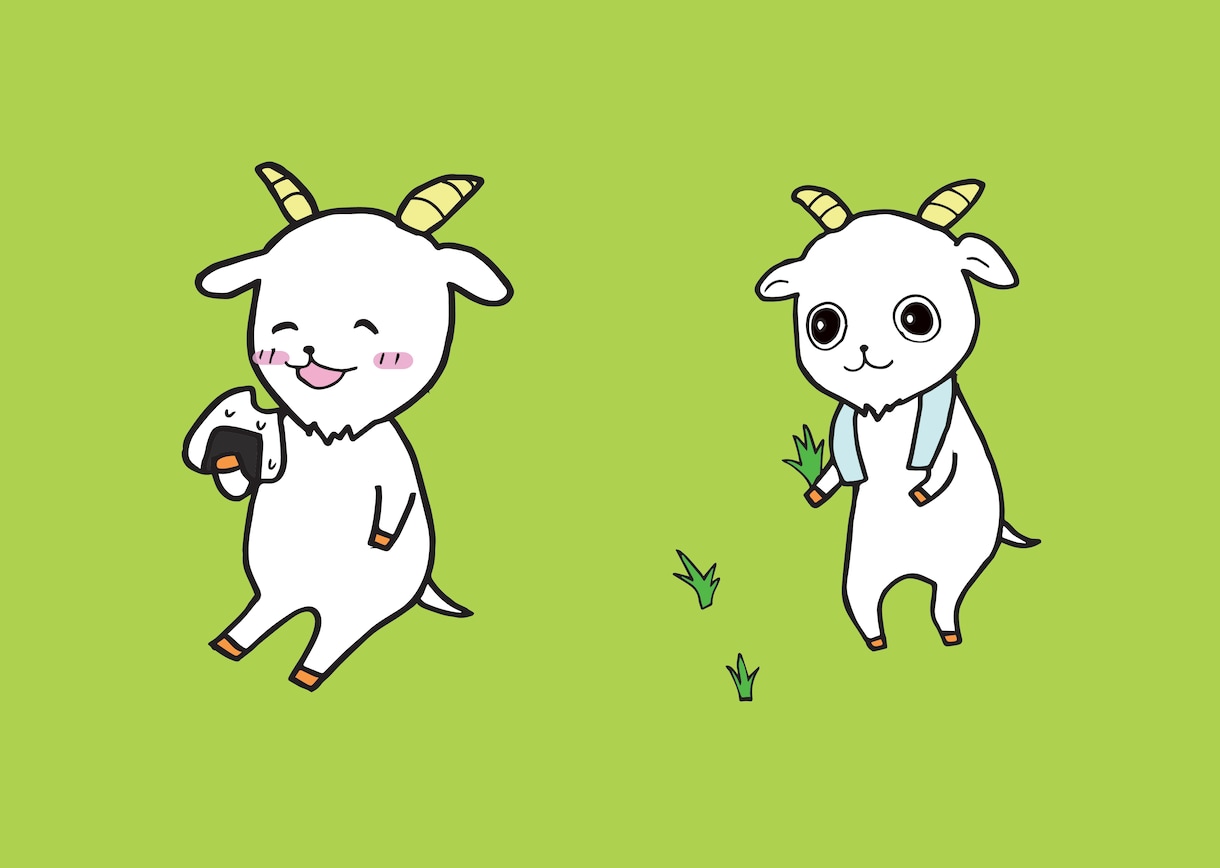 脱力系ゆるふわ動物のイラスト描きます ポップや看板、挿絵、メッセージカードに使える動物イラスト イメージ8