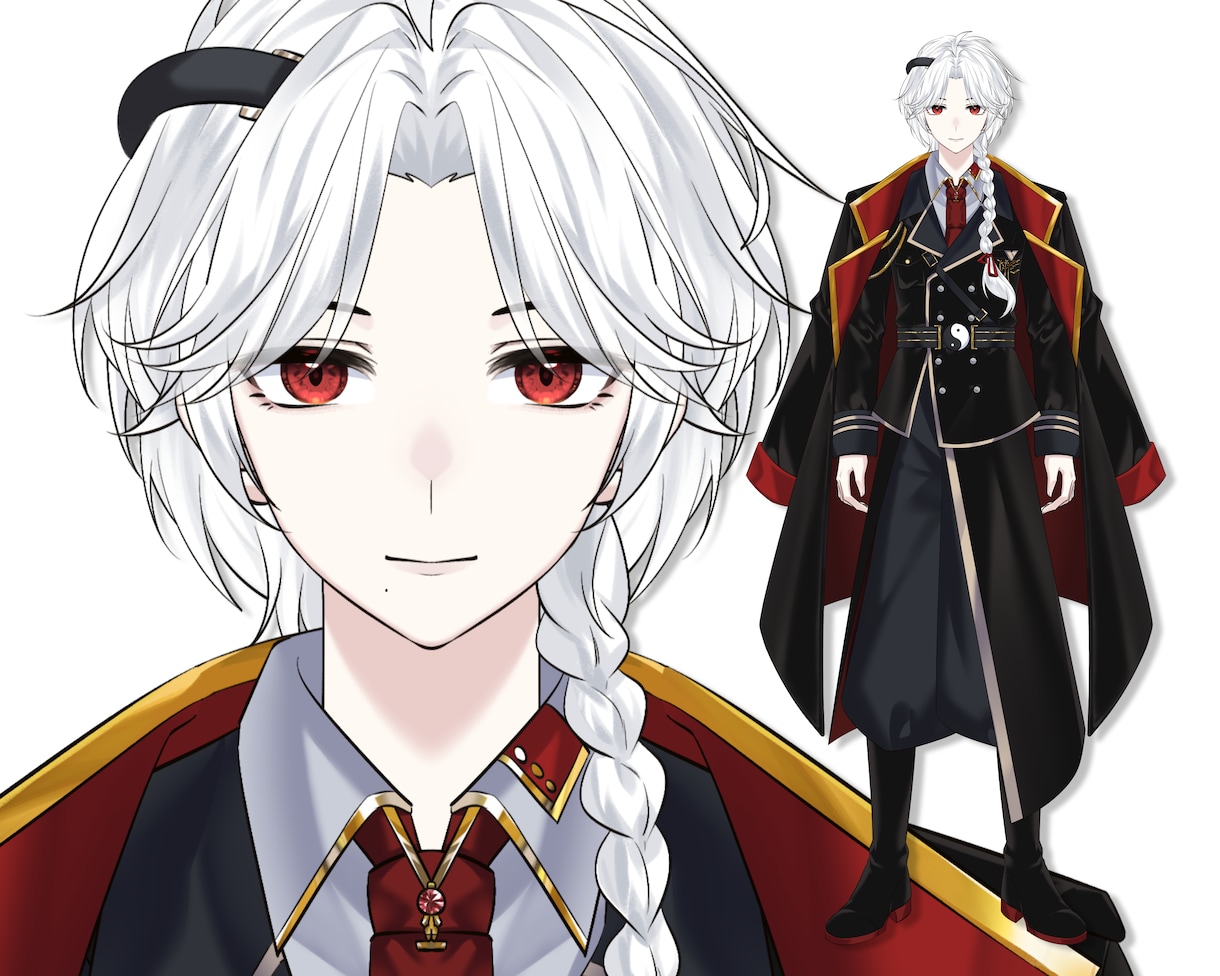 新規開店！4.9万円で男性Vモデル一括制作します Live2d初心者歓迎！Vtuberモデル制作！商用OK イメージ6