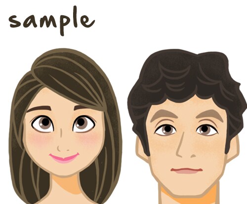 キャラクタ調の似顔絵描きます 映画アニメのようなかわいいキャラクタに！ イメージ2