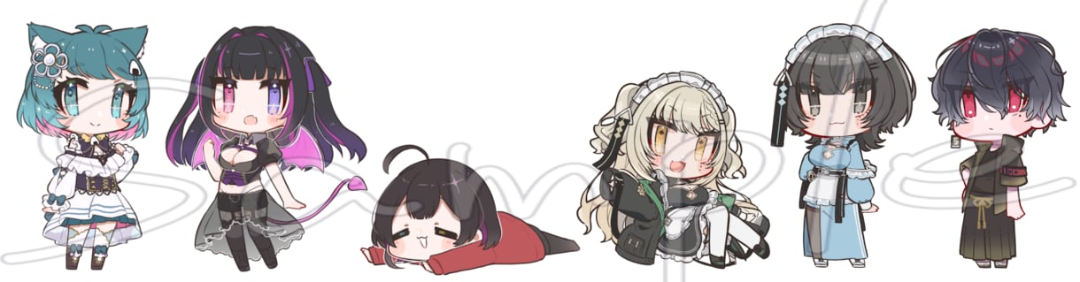 使いやすい立ち絵イラスト製作致します 特徴的なデザインが欲しい方向け イメージ2