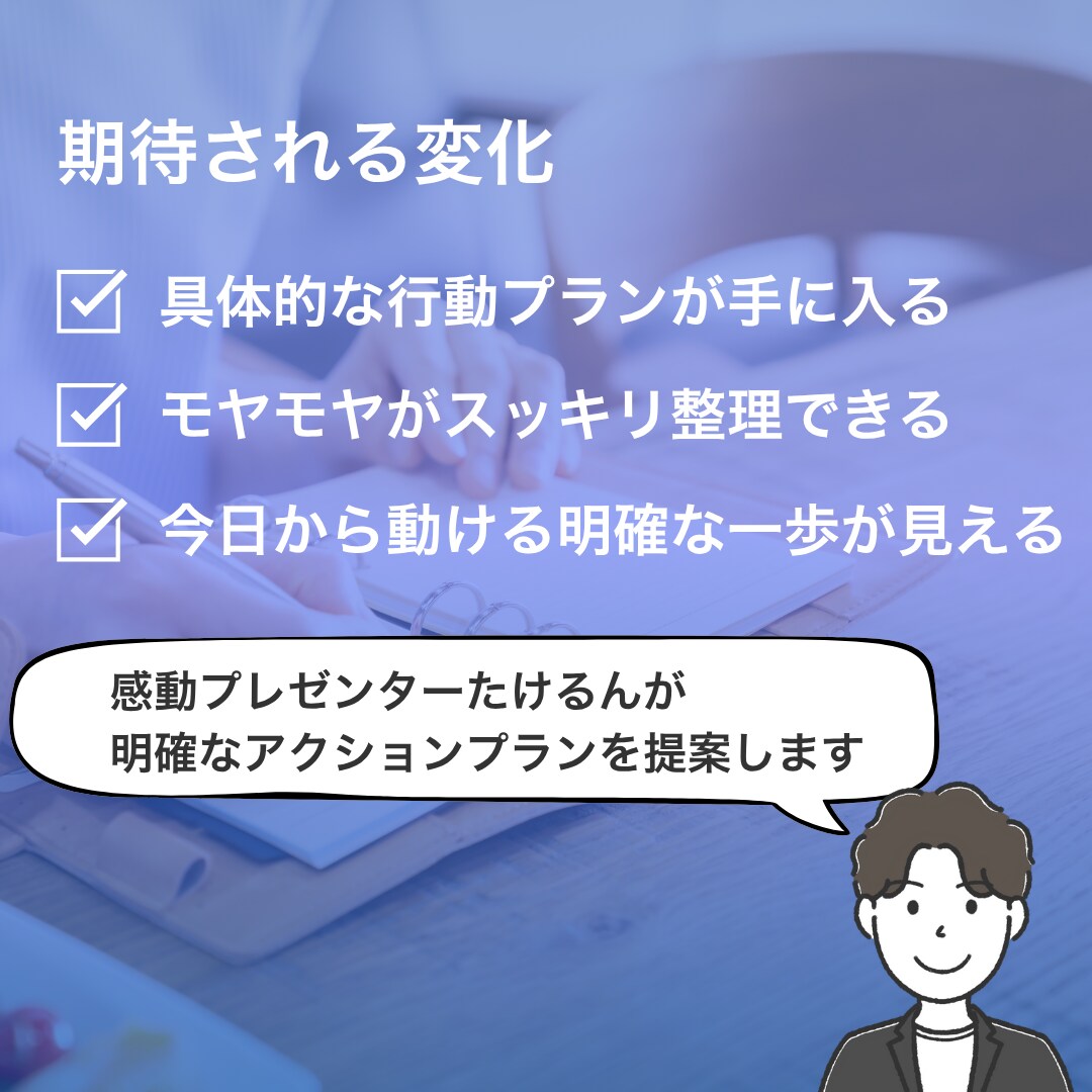 行動に迷わない行動プラン作ります あなたの行動に迷いがなくなる30分の行動プランセッション！ イメージ2