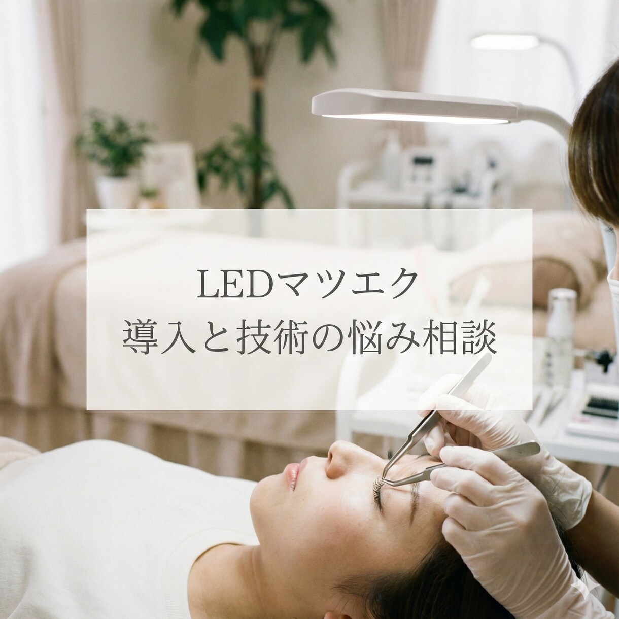 LEDマツエク導入と技術の悩み相談します 現役施術者が不安点を整理し判断をサポート イメージ1