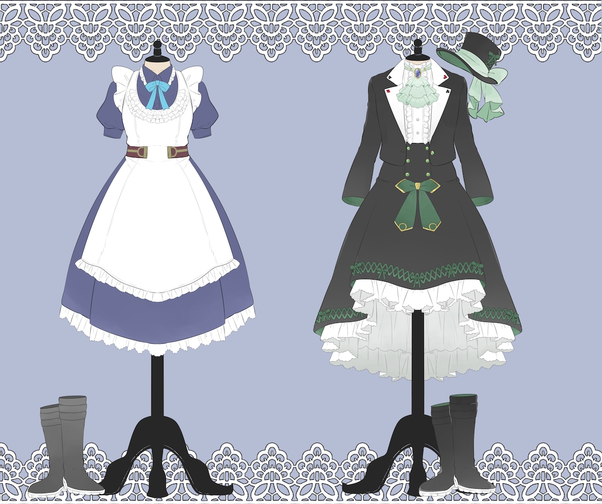 衣装デザイン承ります あなたの想像する衣装、描かせて頂きます イメージ1