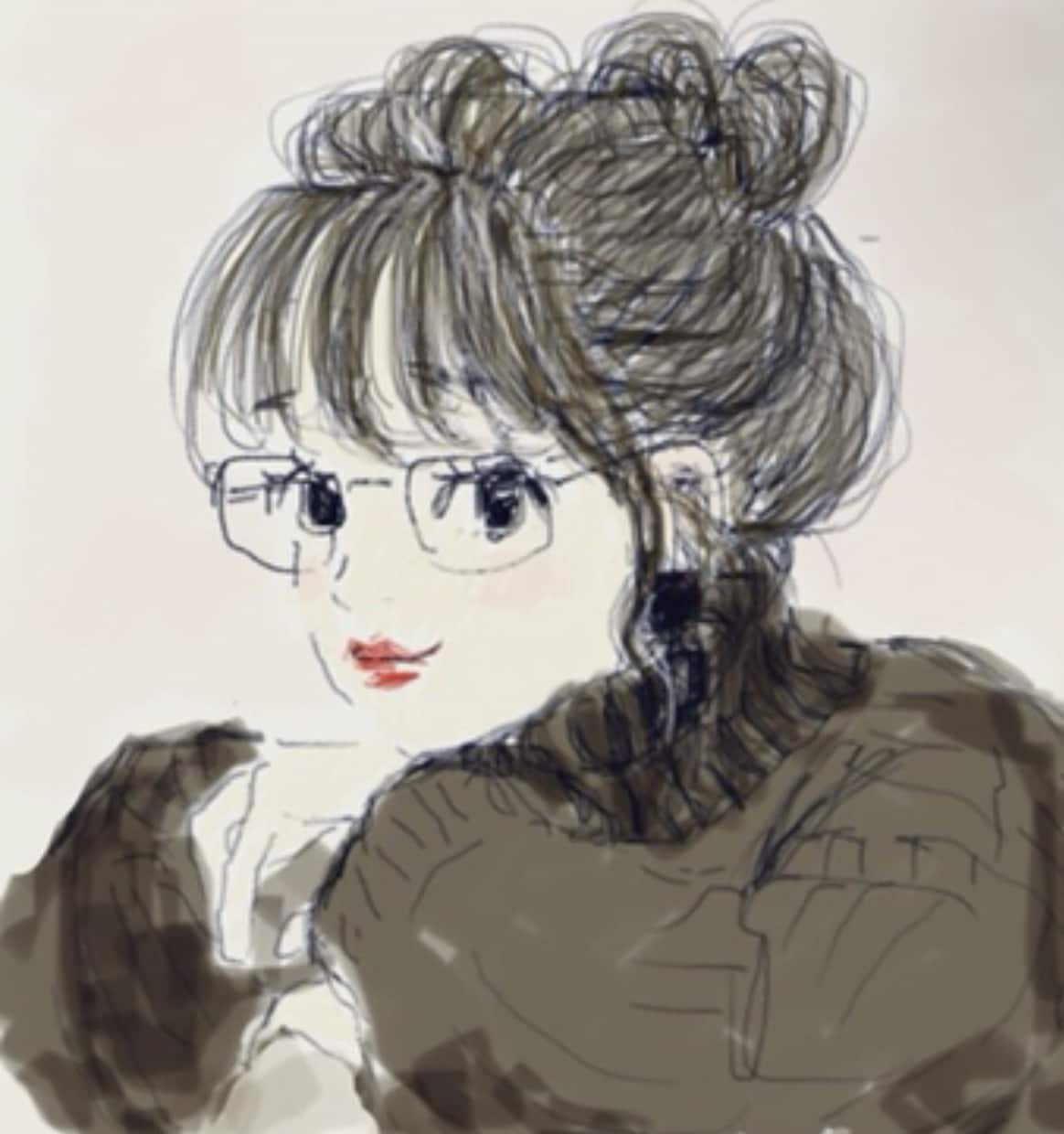 魅力up♡アイコン用オシャレ＆リアル似顔絵描きます ご希望のタッチであなたの魅力を引き出し、丁寧にお描きします。 イメージ1