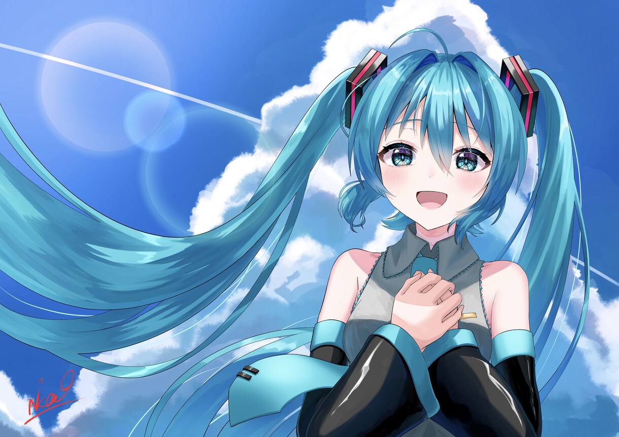 アイコン・サムネ用・ボカロ曲イラスト制作します 誰よりも可愛い女の子をお届けします！ イメージ8