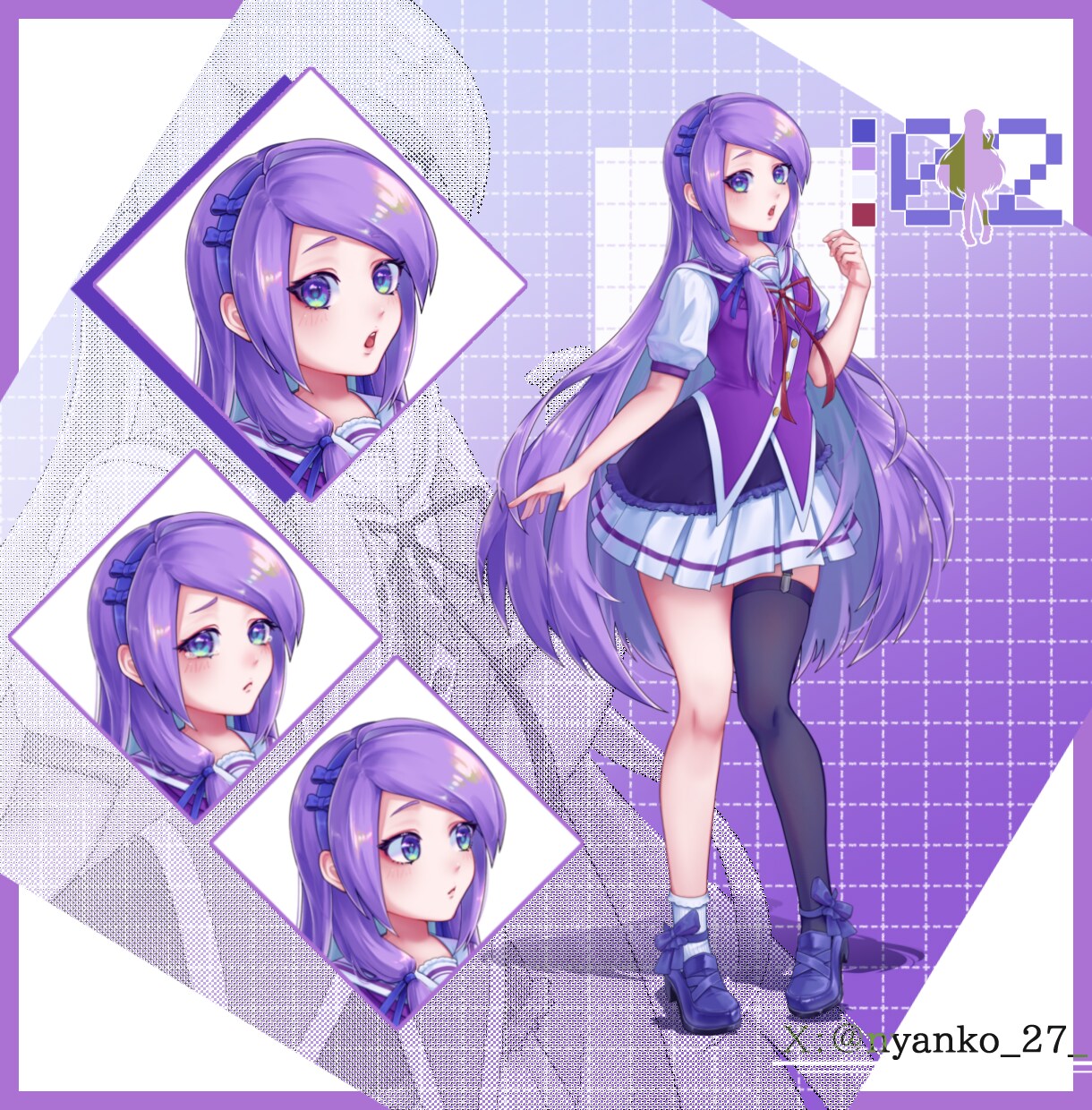 TRPG・配信・SNSに使える等身立ち絵制作します あなたのキャラクターを鮮やかで綺麗に描き上げます！ イメージ5