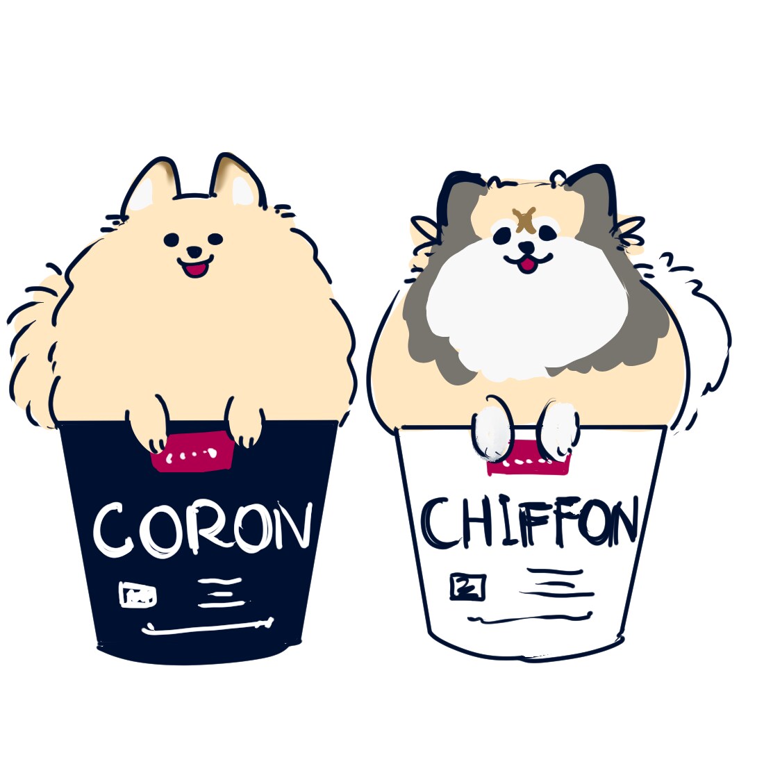 愛するペットのイラスト描きます ふわふわ感バツグン！アイコンやペット名刺・個人利用のグッズに イメージ8