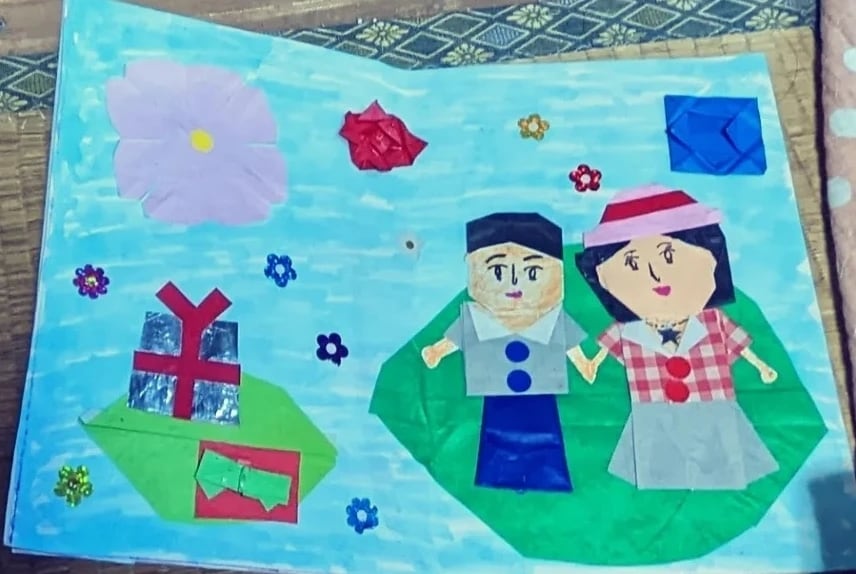 お祝い·お悔やみなど各種カードを作ります 折り紙アートや切り絵、イラスト等でカード作成 イメージ5