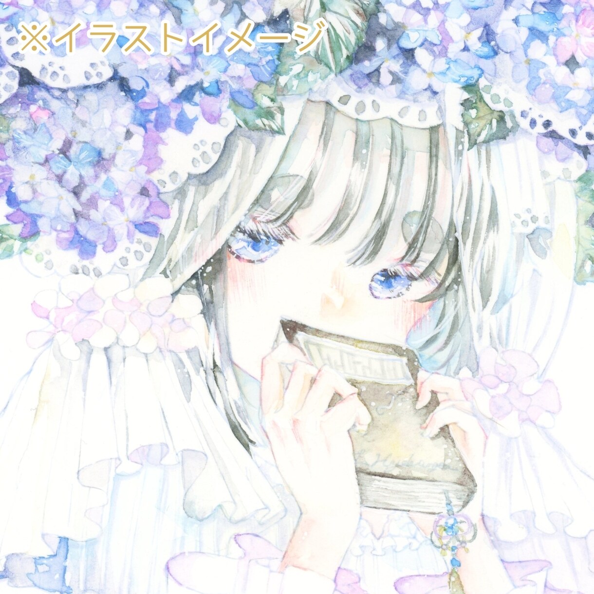 透明水彩でSNSアイコンをお描きします 植物と少女と美味しい癒しの和らぎライフを イメージ3