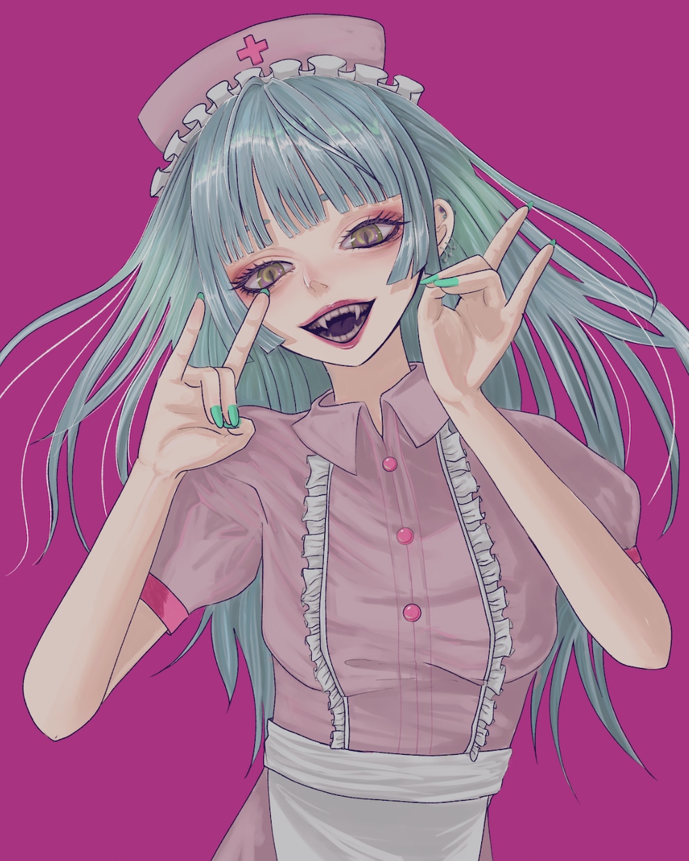 女の子のイラスト・アイコン描きます 可愛いだけじゃない、少し毒気のあるイラストをお届け！ イメージ6