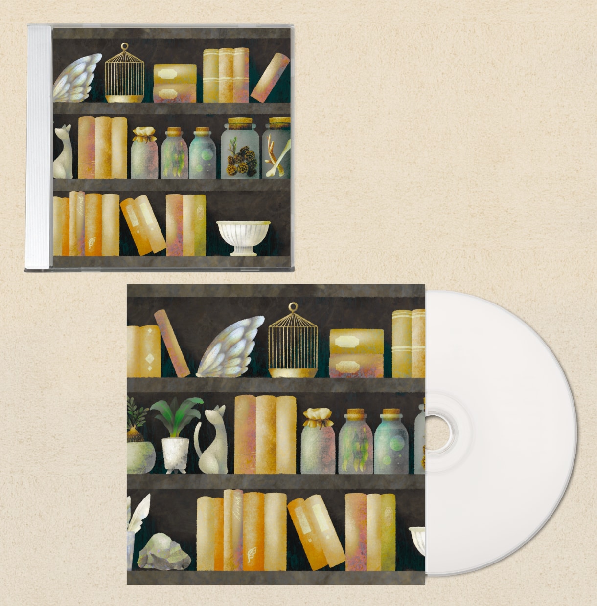 音楽配信・CD ジャケットイラストを作成します イラスト作成からトータルデザインまで イメージ1