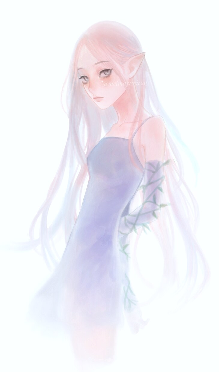 綺麗系、美麗系の女の子のイラストを描きます 一枚絵、SNSアイコン、オリキャラ、似顔絵などにおすすめです イメージ3