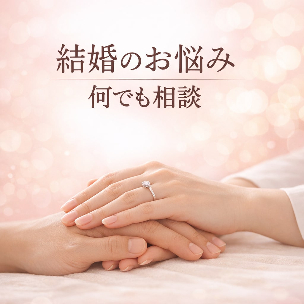 結婚のお悩み何でもお聴きします ❤これから結婚を考えている方も、すでに結婚されている方も。 イメージ2