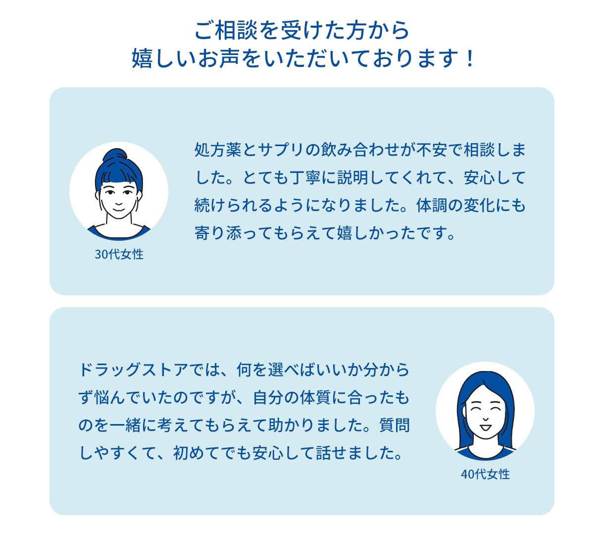 薬・健康の悩み相談 現役薬剤師が承ります チャット形式でお好きなときに相談可能 イメージ2