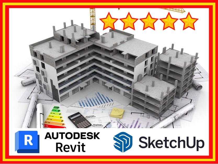 建築3Dモデリング＆作図をします 建築モデリング、3Dビジュアル化、ファミリ作成、図面作成 イメージ1
