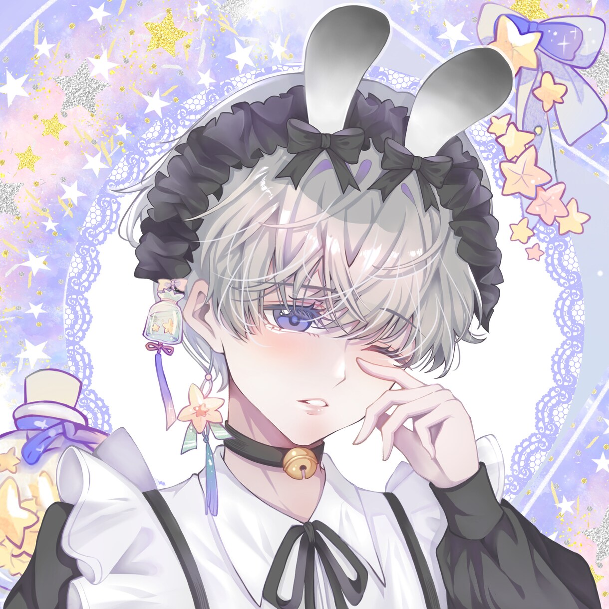 キレイ、かわいい！　【SNS用アイコン】描きます 繊細な厚塗りイラストアイコンならぜひご利用ください！ イメージ3