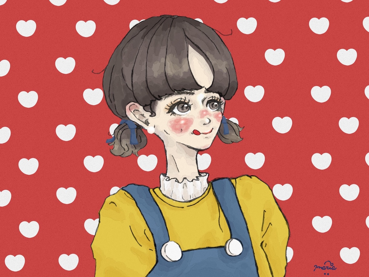 アイコン、イラスト描きます お洋服が好きな人やカップル、淡いタッチがすきな方へ！ イメージ1