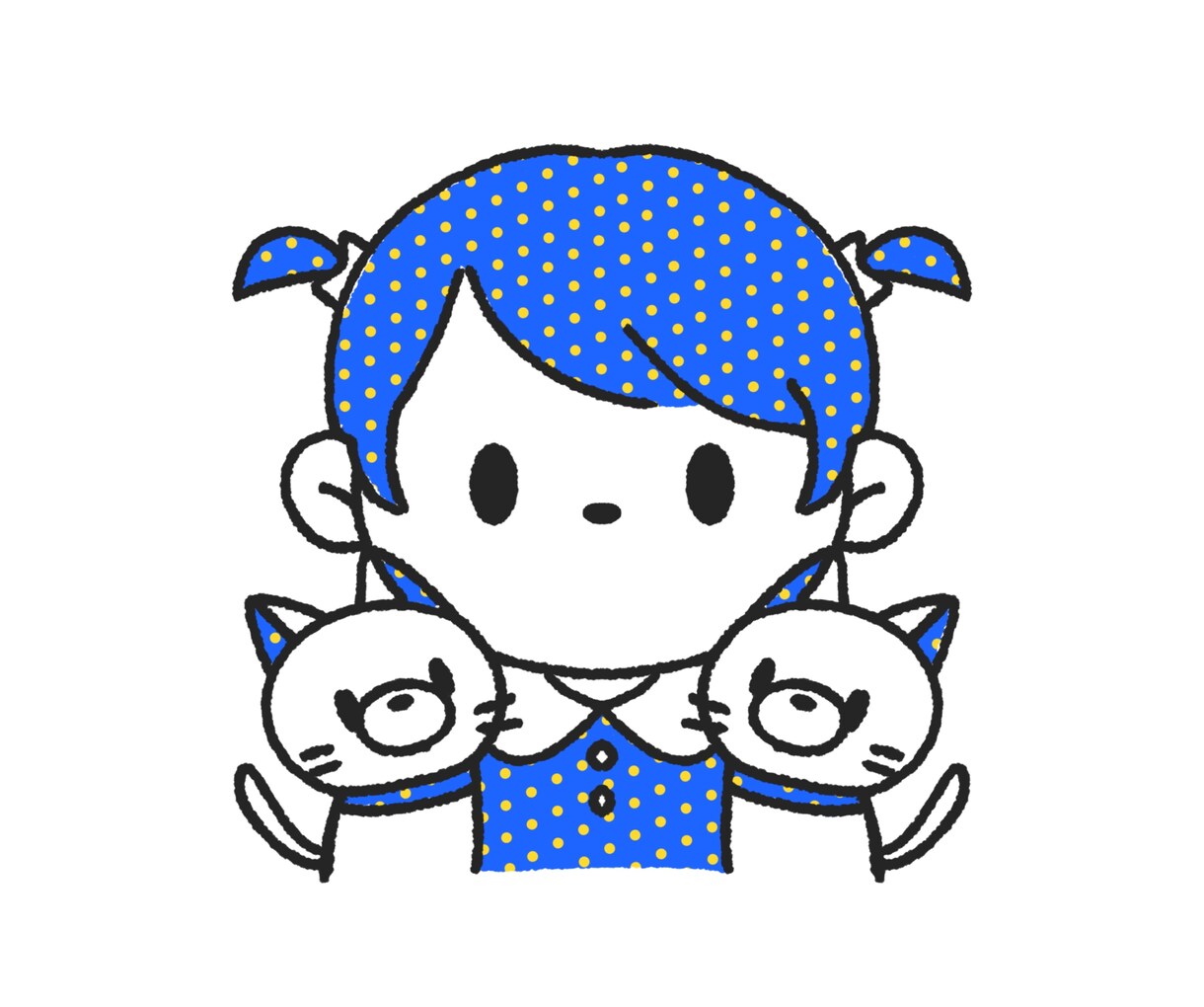 修正無制限★シンプルなデフォルメイラストを描きます SNSアイコンにピッタリ！色も塗れます♪ イメージ6