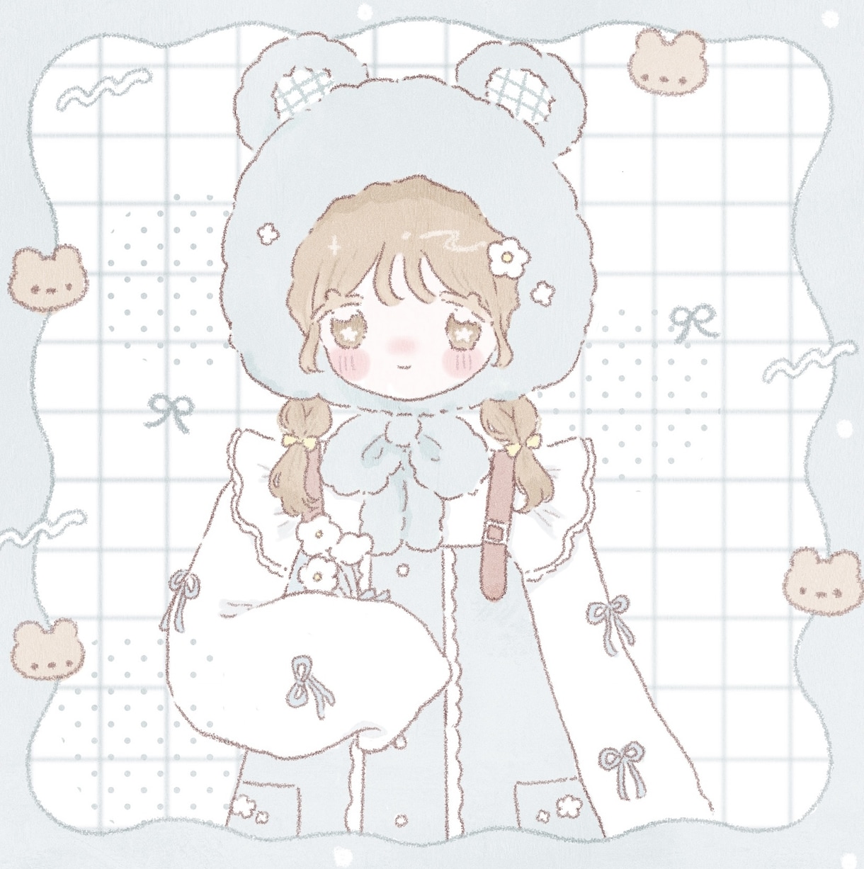 ふわふわしたあたたかみのあるイラストお描きします 一枚絵、挿絵、サムネなどにいかがですか？ イメージ1