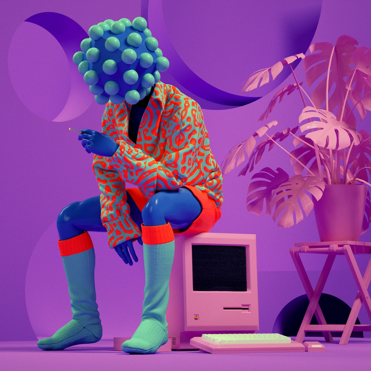 3Dでイラストレーション作ります オリジナリティのあるイラストレーション制作 イメージ6