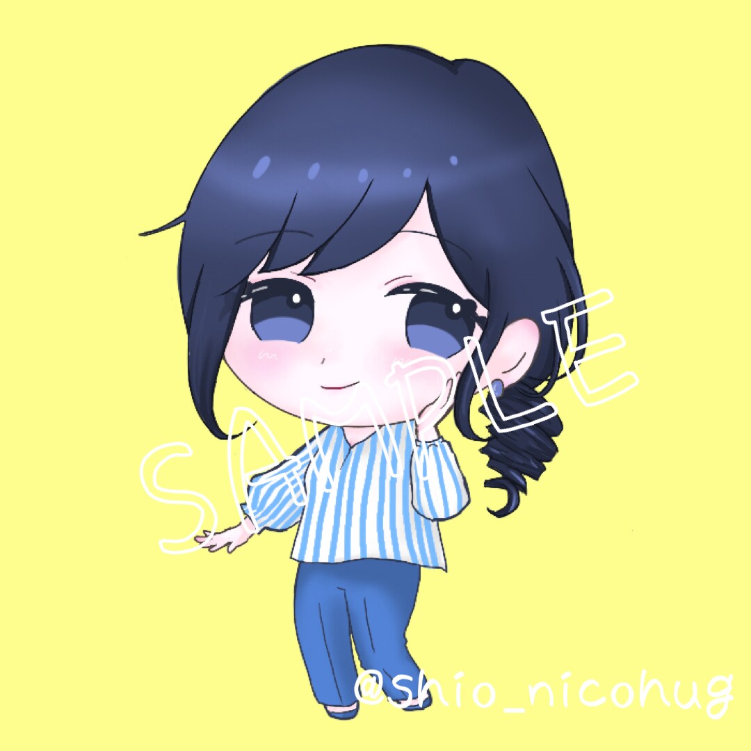 SNSを楽しくする♡みにきゃらアイコン描きます SNSやブログの吹き出しなどに使えるアイコンです♪ イメージ7