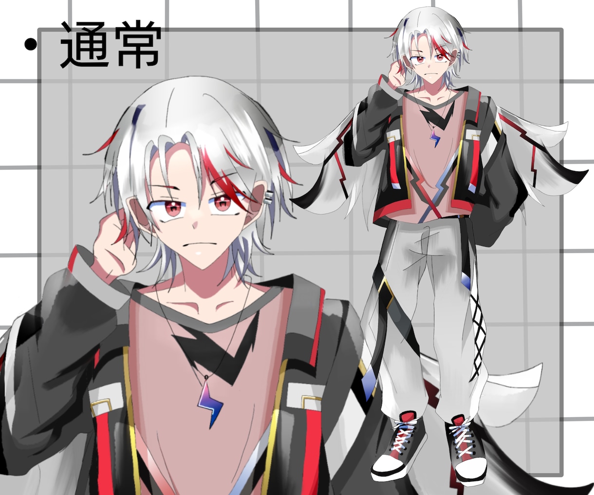 1点限りオリジナルキャラクターを販売します サイバー風のオリジナルデザインのキャラクターです。 イメージ2