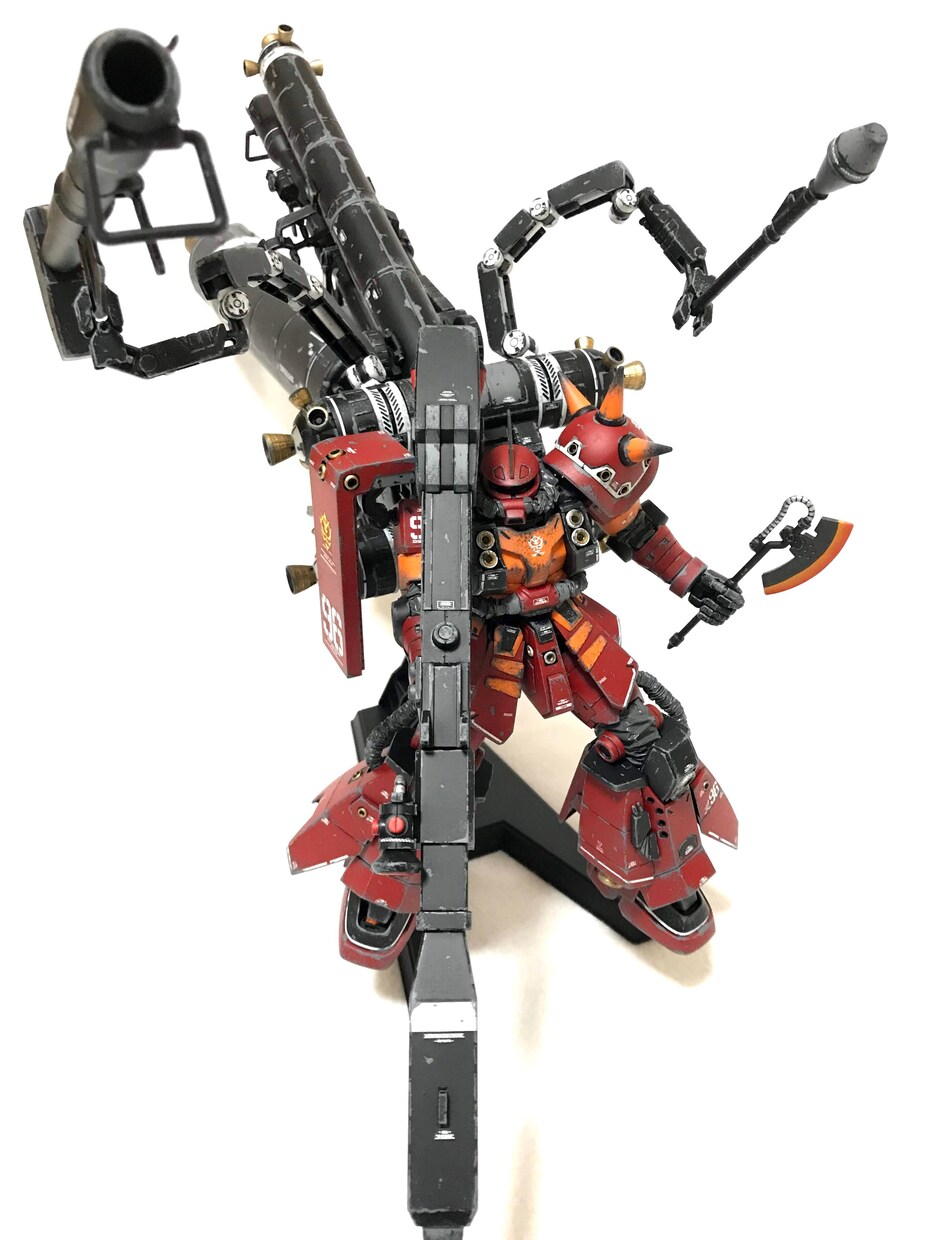 筆塗り+ウェザリングで模型製作行います インテリアの1部になるようなガンプラを、製作させて致します。 イメージ4