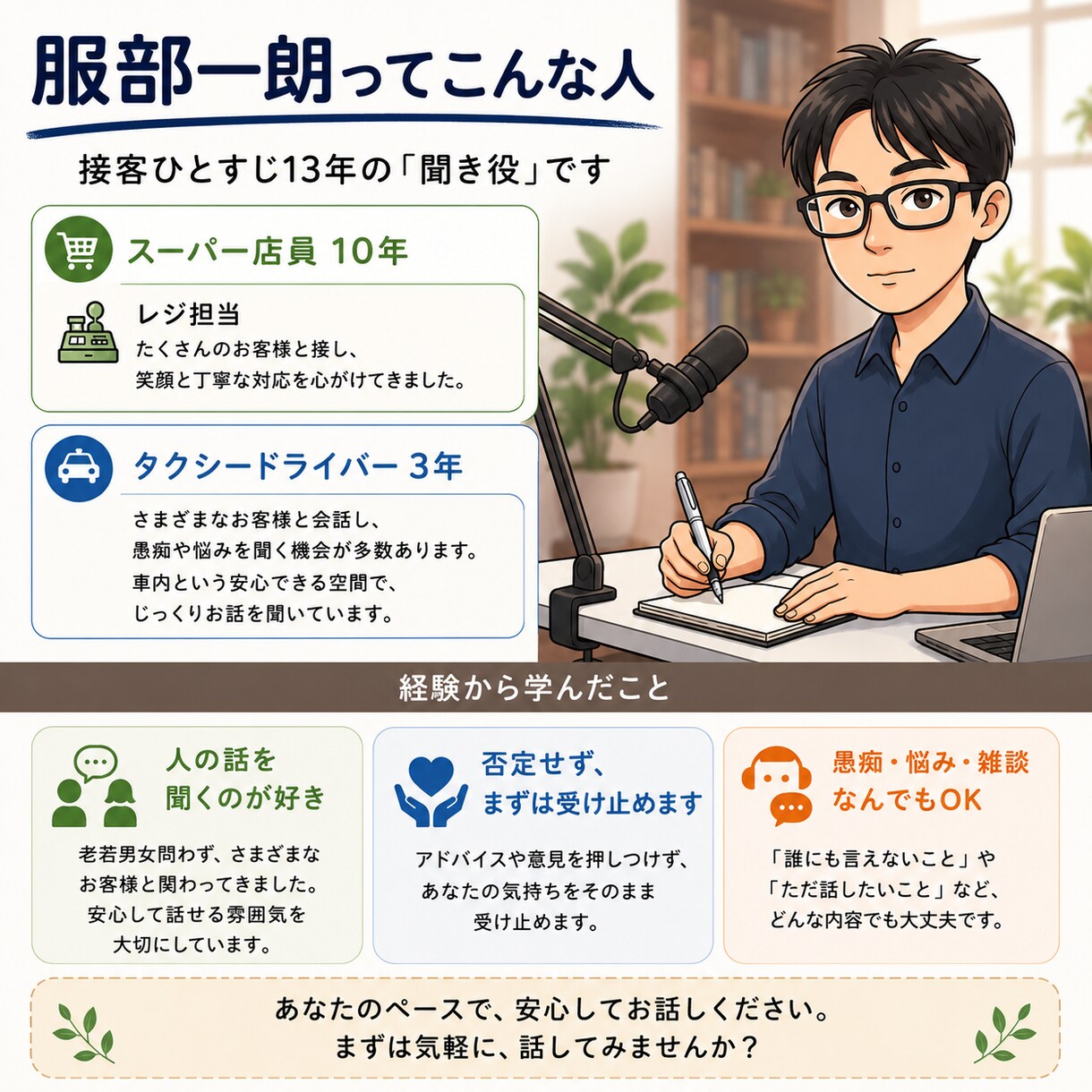 元スーパー+現役タクシードライバーが苦情聞きます クレーマー対応で疲れた方の話を聞きます イメージ3