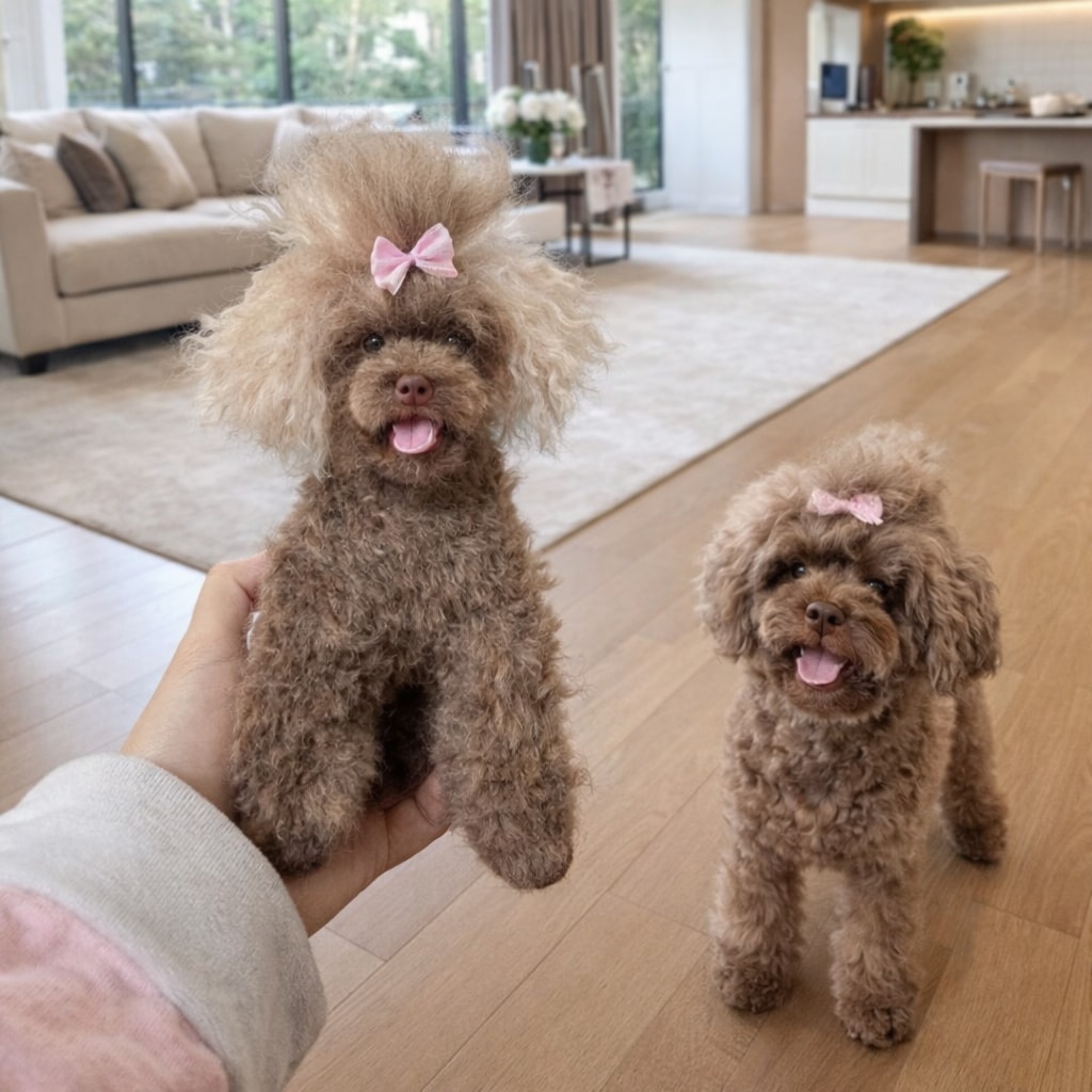 写真から作るオーダーメイド羊毛フェルトペットます 提供内容：彫刻犬猫そっくりぬいぐるみ イメージ4
