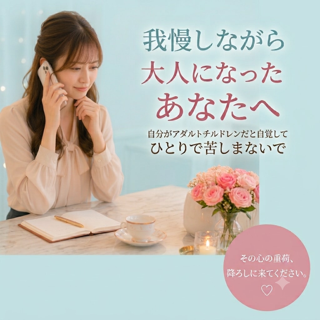 子どものころから頑張っていた貴方のお話し聞きます 幼いころから我慢を覚えて大人になったアダルトチルドレンの方へ イメージ1