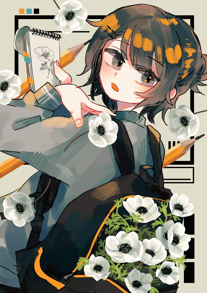 女の子のイラスト描きます 温かみのある絵柄とオシャレな色彩 イメージ2