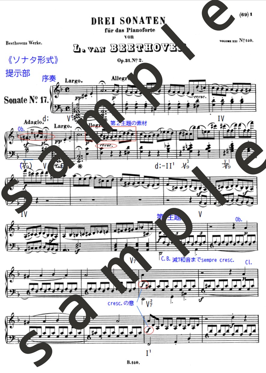 クラシック音楽の和音解説付き楽譜作成します 音楽理論を演奏に活かしたい方へ！ イメージ1