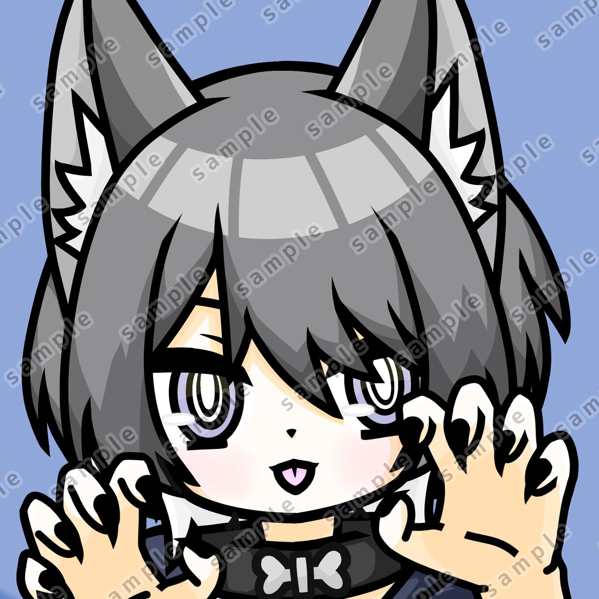 ポップでキュートなアイコン作成します 一瞬で釘付け！かわいいミニキャラアイコン作成！ イメージ10